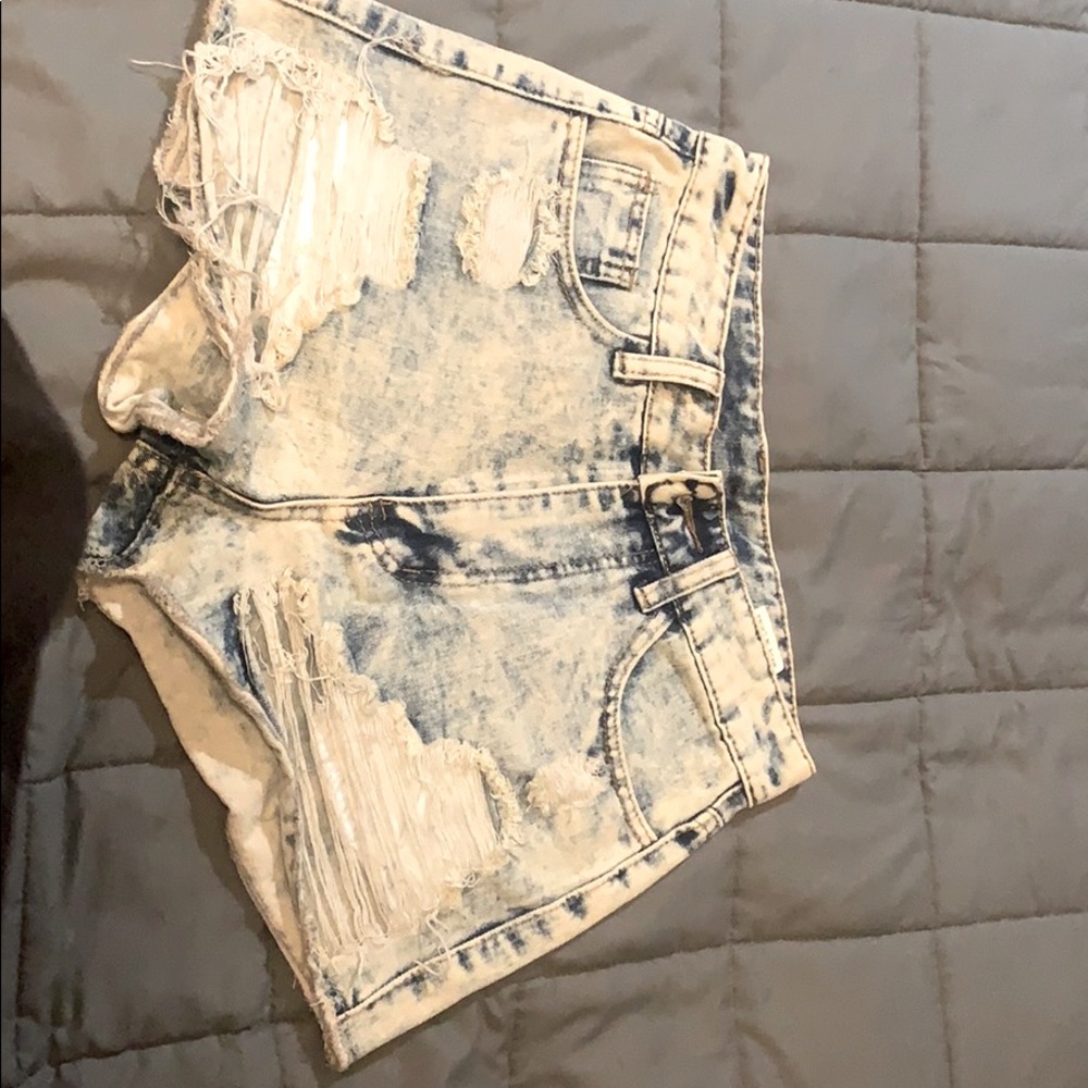 ripped shorts